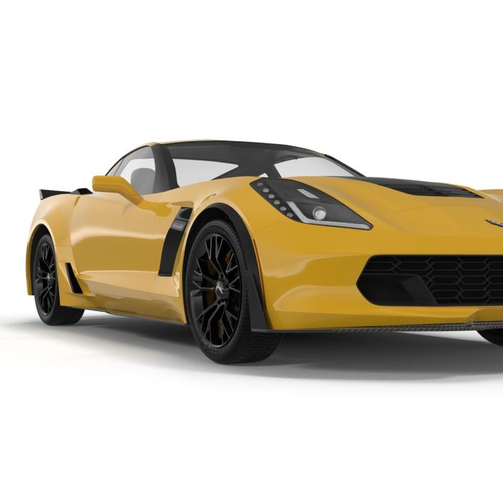 3D Chevrolet Corvette model