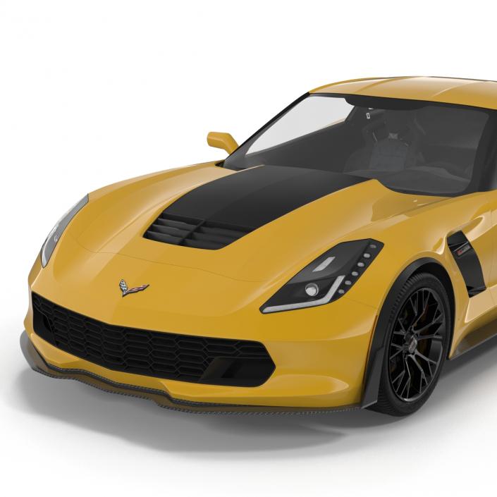 3D Chevrolet Corvette model