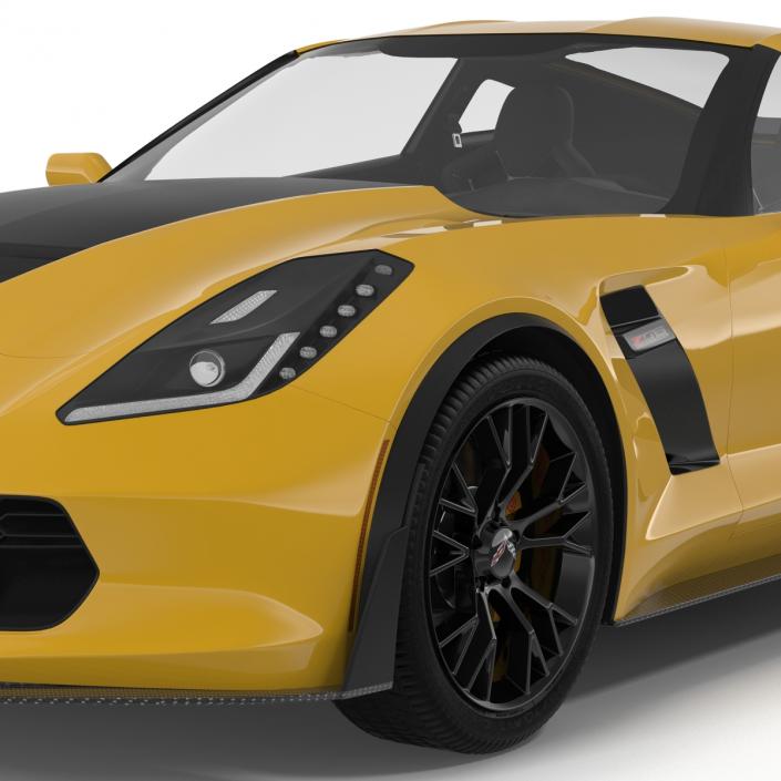 3D Chevrolet Corvette model