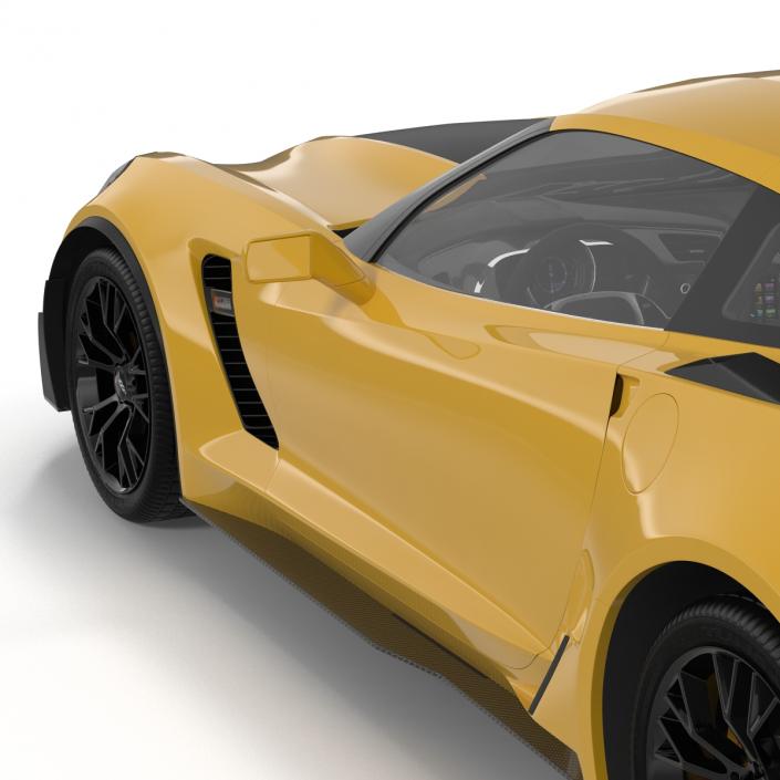 3D Chevrolet Corvette model