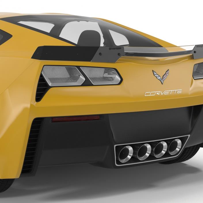 3D Chevrolet Corvette model