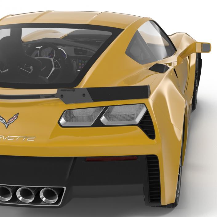 3D Chevrolet Corvette model