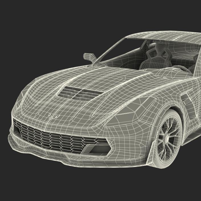 3D Chevrolet Corvette model