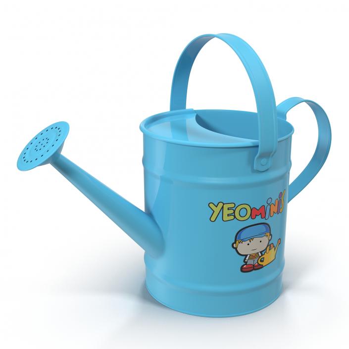 Kids Watering Can Blue 3D