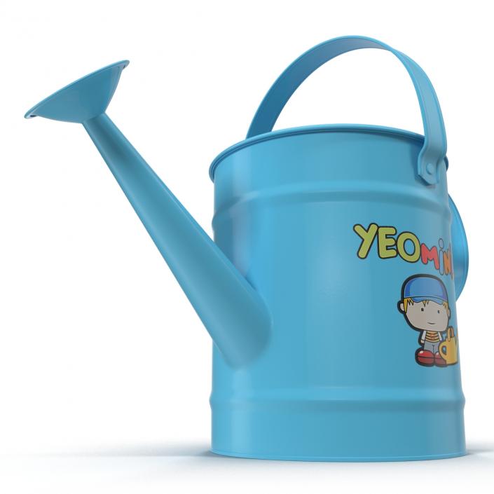 Kids Watering Can Blue 3D