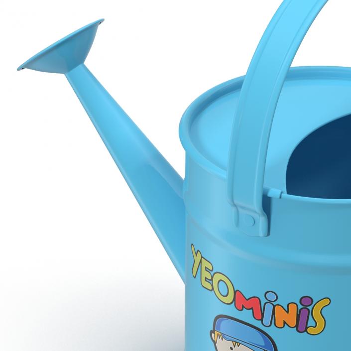 Kids Watering Can Blue 3D