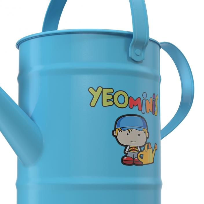 Kids Watering Can Blue 3D