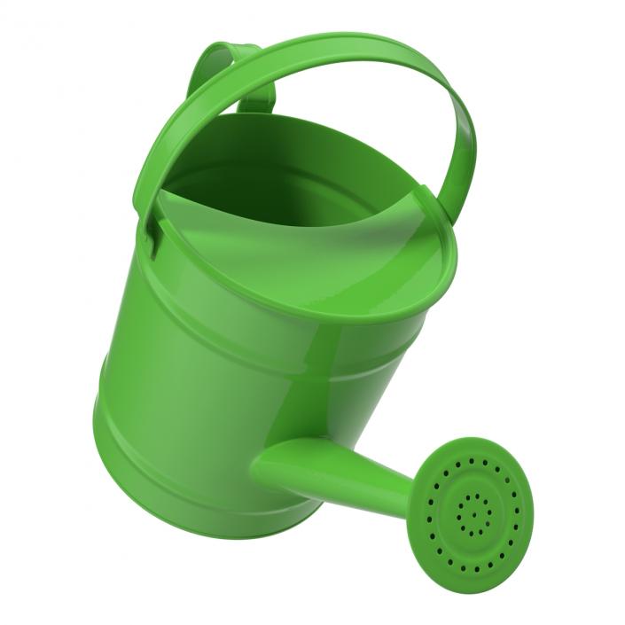 3D Kids Watering Can Green model