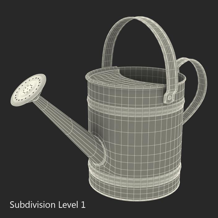 3D Kids Watering Can Red