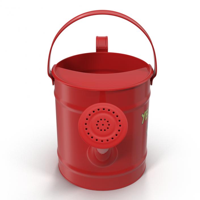 3D Kids Watering Can Red