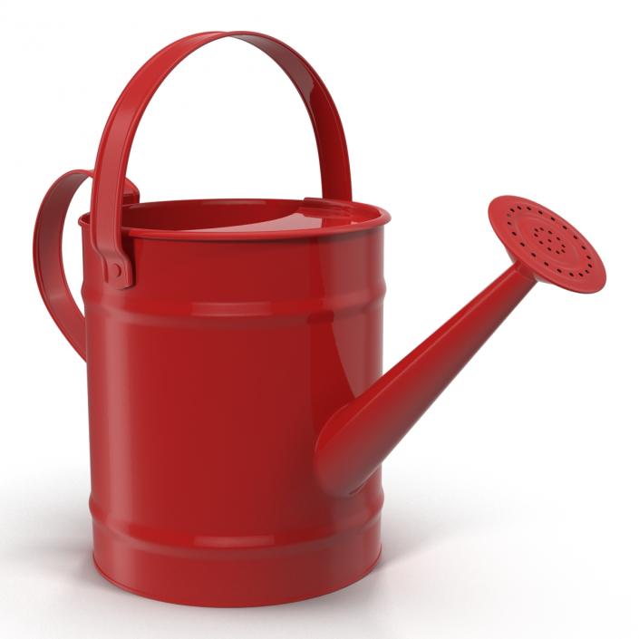 3D Kids Watering Can Red