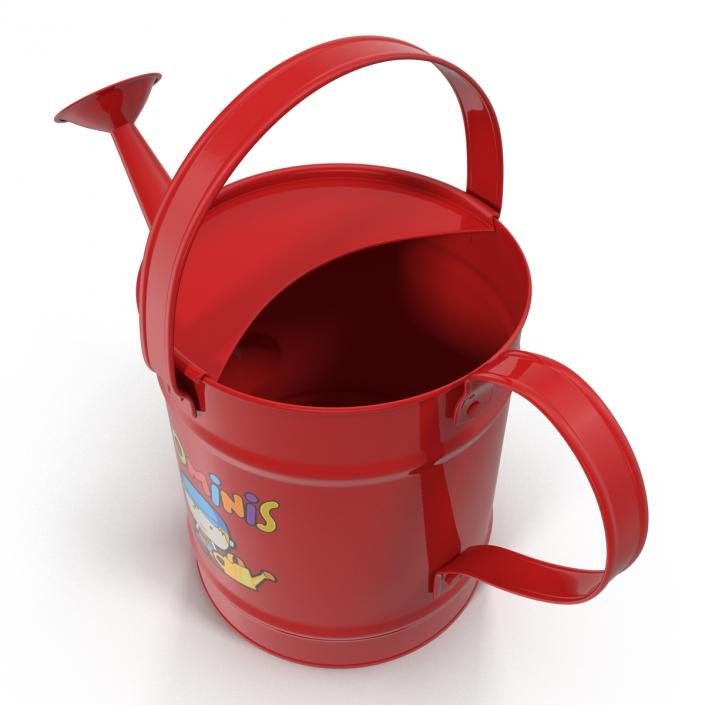 3D Kids Watering Can Red