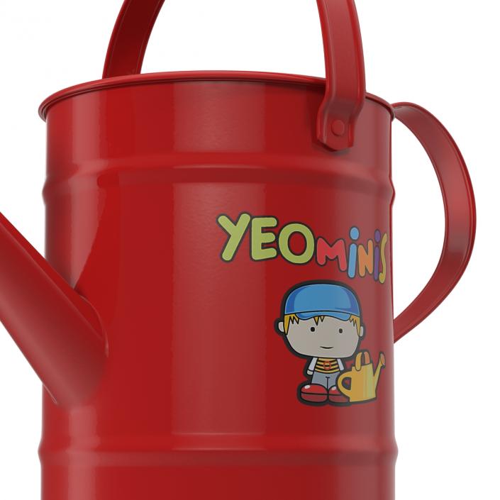 3D Kids Watering Can Red