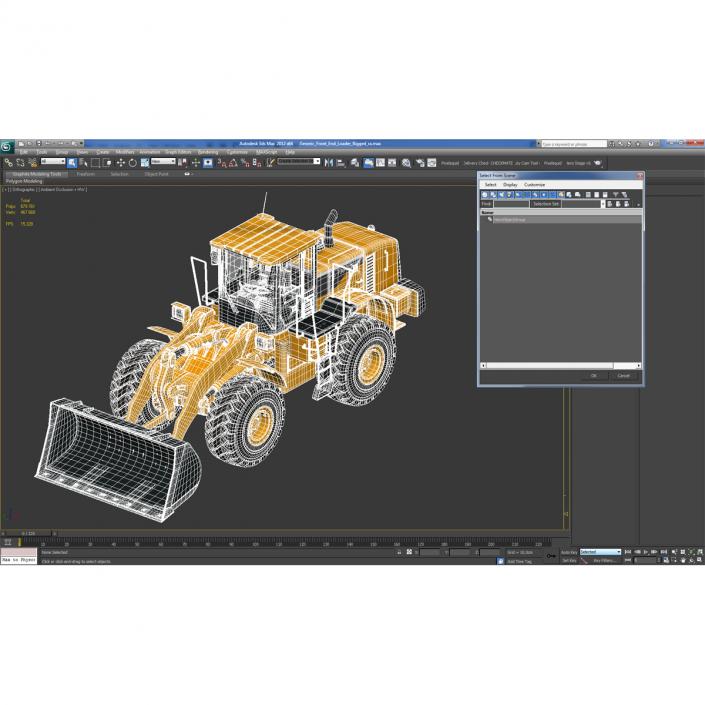 Generic Front End Loader 3D model