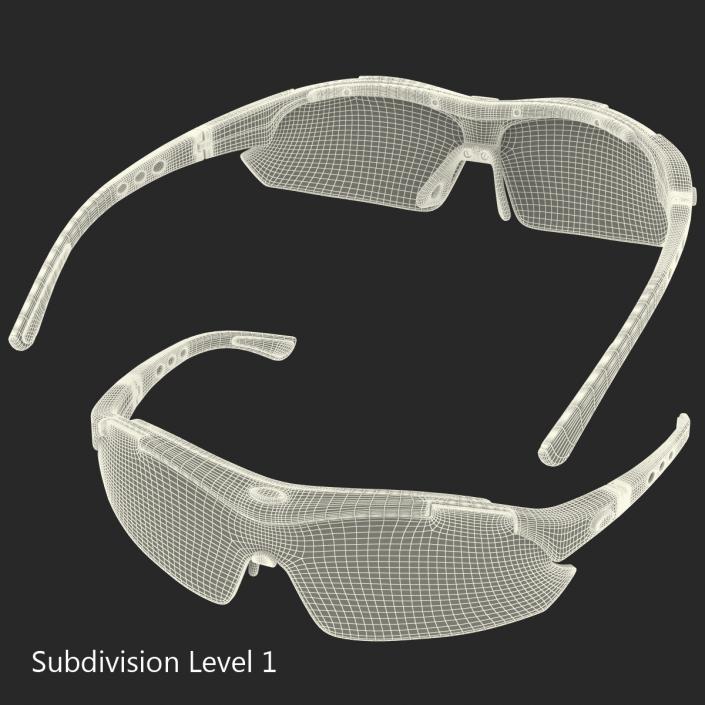 3D Sport Glasses model