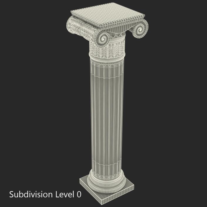 3D Ionic Order Column model