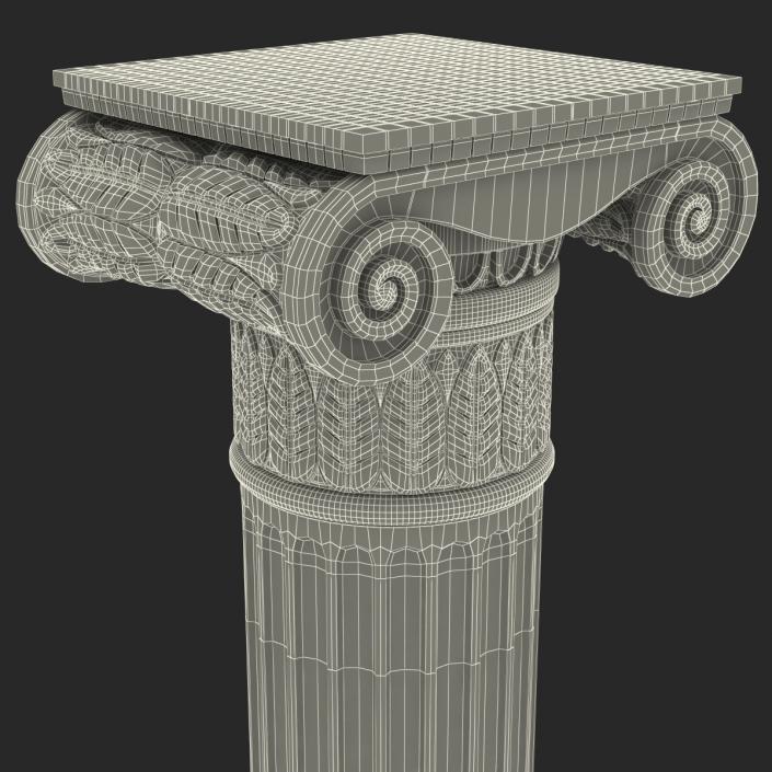 3D Ionic Order Column model