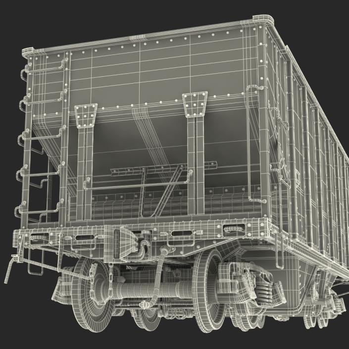 3D model Hopper Car