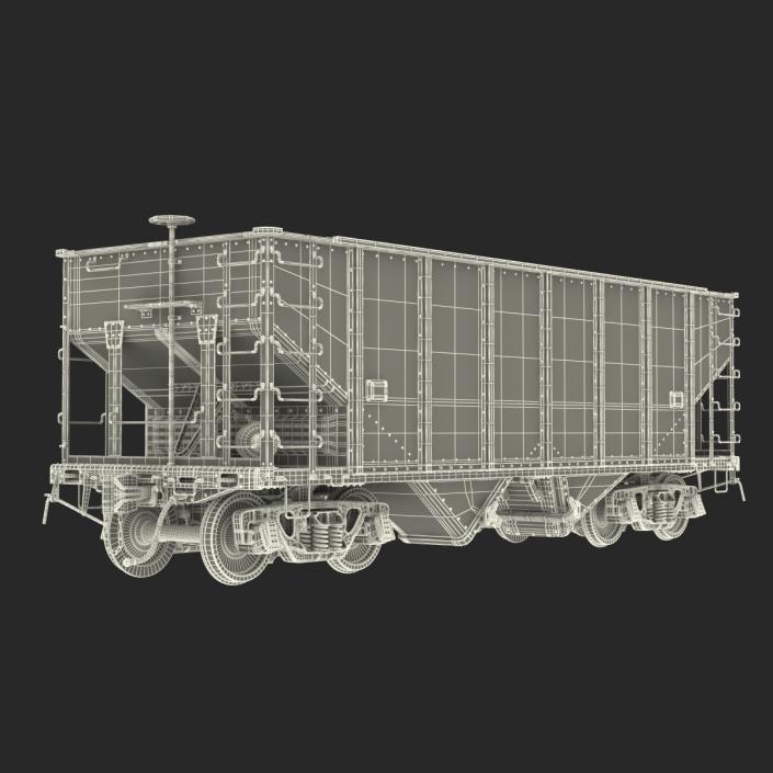 3D model Hopper Car