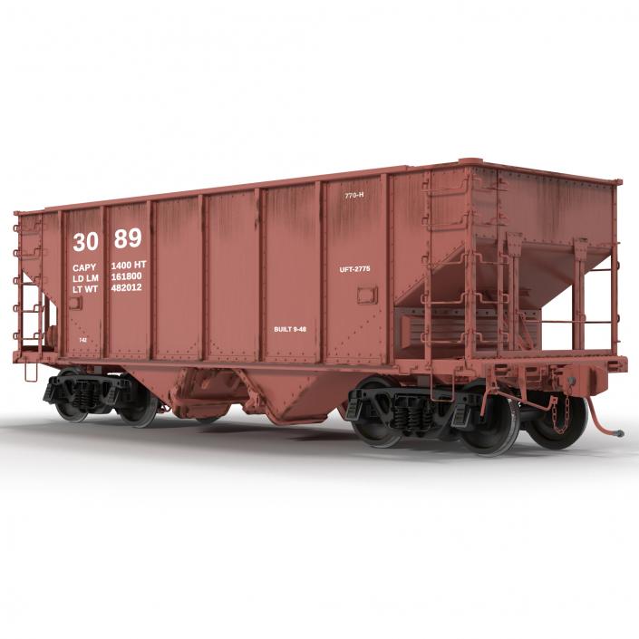 3D Hopper Car Generic model