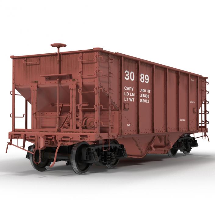 3D Hopper Car Generic model