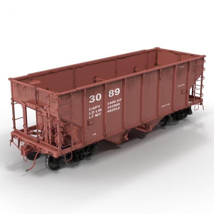 3D Hopper Car Generic model