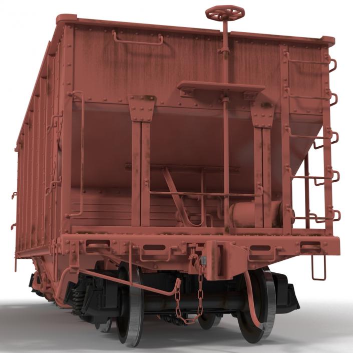 3D Hopper Car Generic model