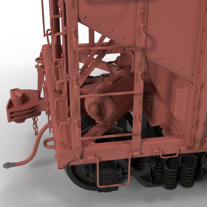 3D Hopper Car Generic model