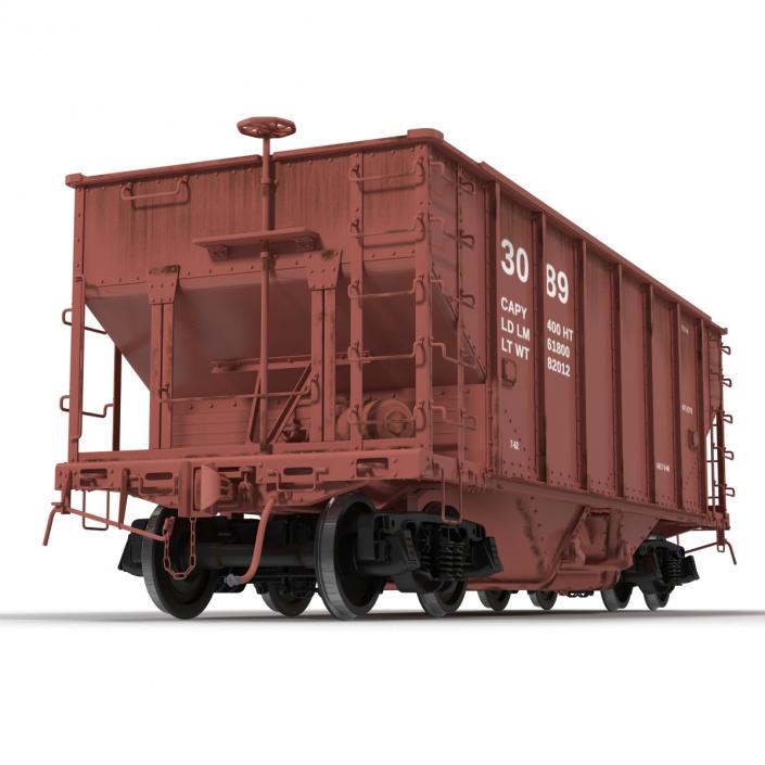 3D Hopper Car Generic model