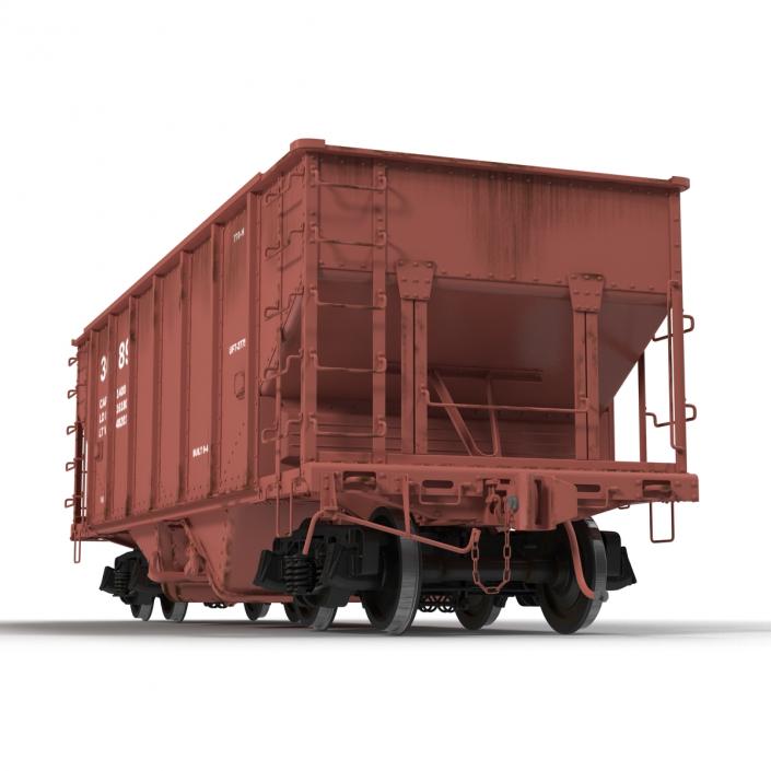 3D Hopper Car Generic model