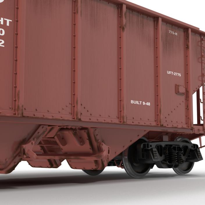 3D Hopper Car Generic model