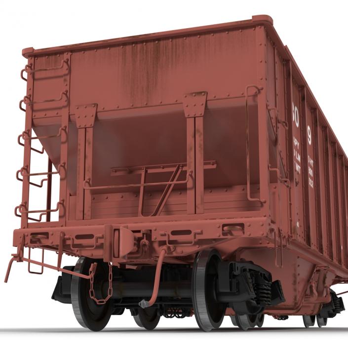 3D Hopper Car Generic model