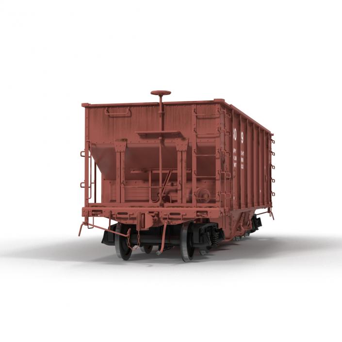 3D Hopper Car Generic model