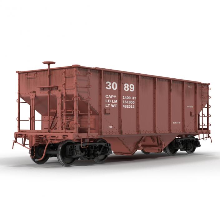 3D Hopper Car Generic model