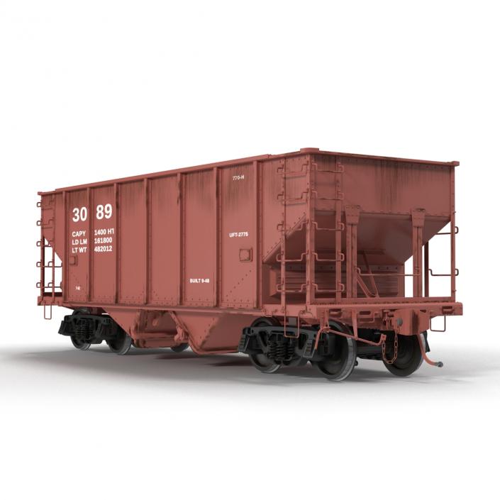 3D Hopper Car Generic model