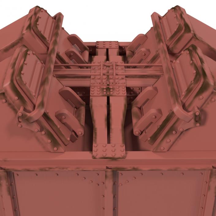 3D Hopper Car Generic model