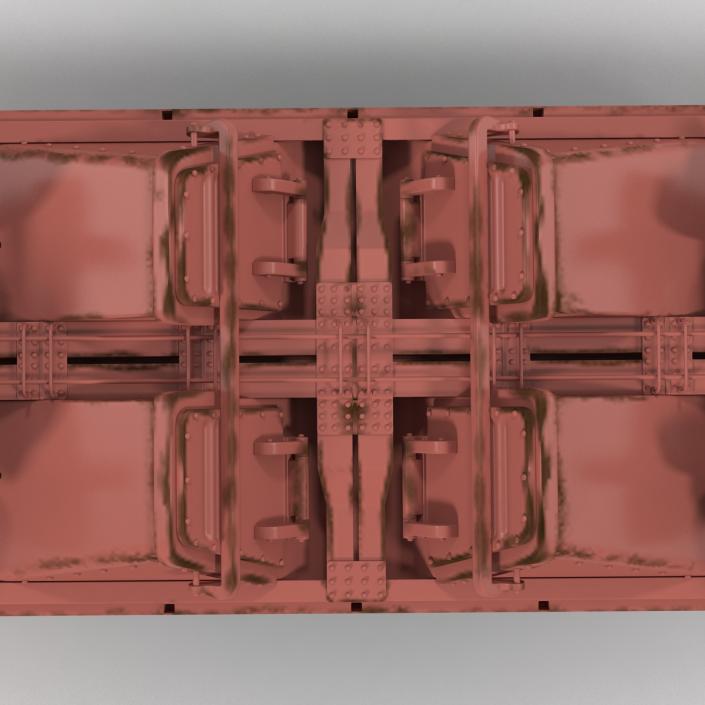 3D Hopper Car Generic model