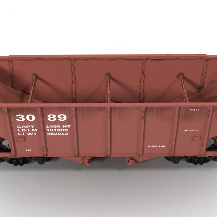 3D Hopper Car Generic model