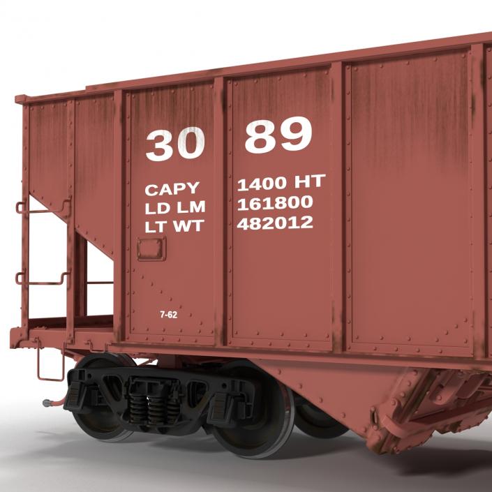 3D Hopper Car Generic model