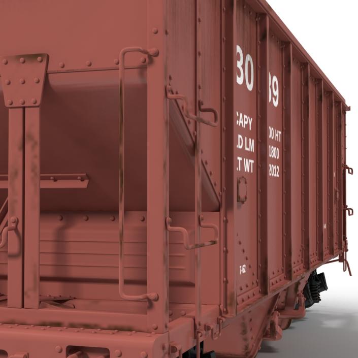 3D Hopper Car Generic model