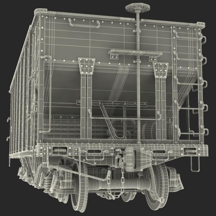 3D Hopper Car Generic model