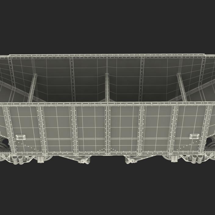 3D Hopper Car Generic model