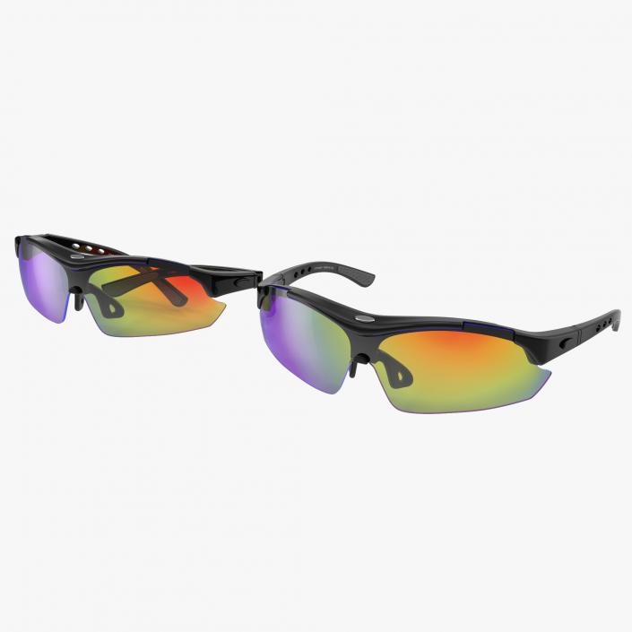 Sport Glasses 3D Models Set 3D