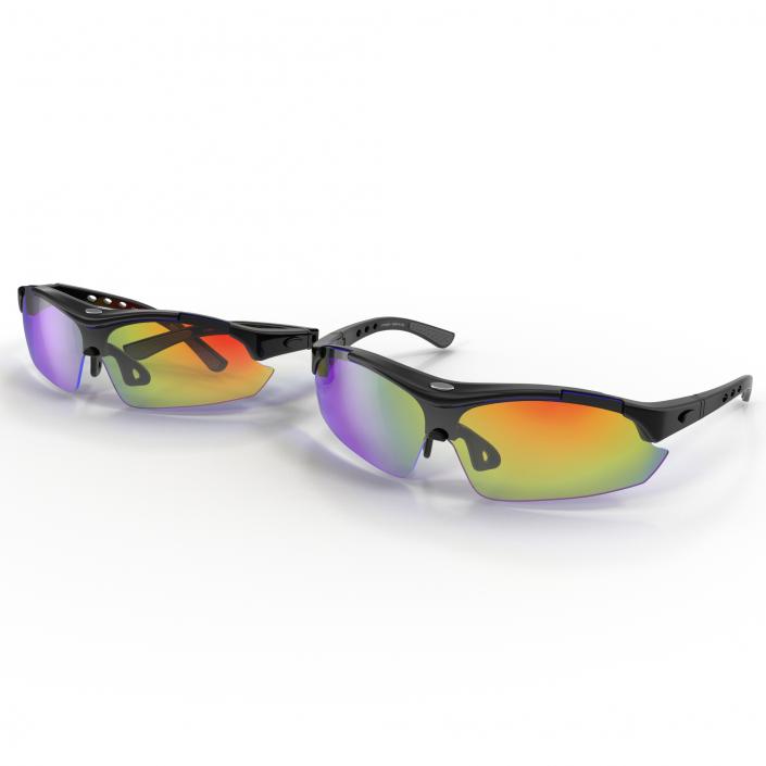 Sport Glasses 3D Models Set 3D