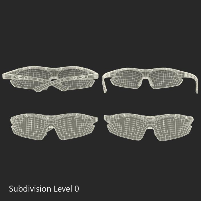 Sport Glasses 3D Models Set 3D