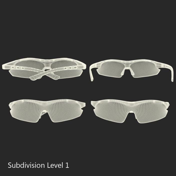 Sport Glasses 3D Models Set 3D