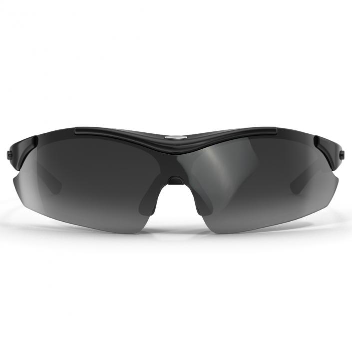 Sport Glasses Black 3D model