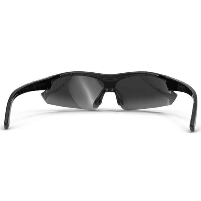 Sport Glasses Black 3D model