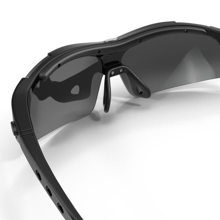 Sport Glasses Black 3D model