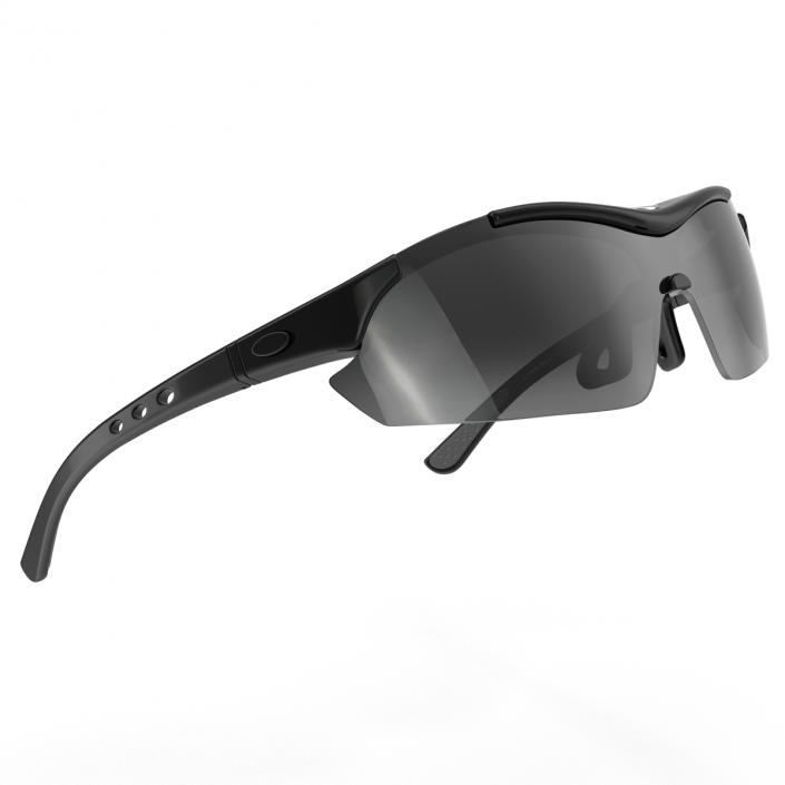 Sport Glasses Black 3D model